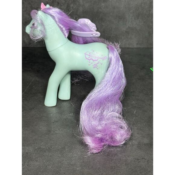 80’s Hasbro My Little Pony Daisy Dancer W/ Hair Clip - Violin And Music - Picture 5 of 8